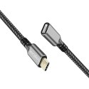 Kabel USB3.2 gen2 TypeC do USB-C/F, PD, 1m Kabel USB3.2 gen2 TypeC do USB-C/F, PD, 1m