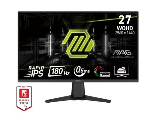 Monitor MAG 275QF 27 cali/LED/QHD/Flat/180Hz/Black Monitor MAG 275QF 27 cali/LED/QHD/Flat/180Hz/Black
