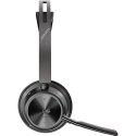 Zestaw słuchawkowy Voyager Focus 2 certyfikatem Microsoft Teams USB-C-C z podstawką ładującą, przejściówka USB-C/A 9T9J6AA Zestaw słuchawkowy Voyager Focus 2 certyfikatem Microsoft Teams USB-C-C z podstawką ładującą, przejściówka USB-C/A 9T9J6AA