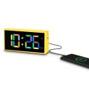 Budzik elektroniczny Ibiza Żółty Budzik elektroniczny Ibiza Żółty