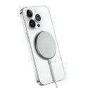 MagSpot Wireless Charger Aluminiowa ładowarka indukcyjna MagSafe 15W Srebrna MagSpot Wireless Charger Aluminiowa ładowarka indukcyjna MagSafe 15W Srebrna