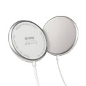 MagSpot Wireless Charger Aluminiowa ładowarka indukcyjna MagSafe 15W Srebrna MagSpot Wireless Charger Aluminiowa ładowarka indukcyjna MagSafe 15W Srebrna