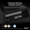 Zasilacz RM750e PCIe 5.1 80+GOLD F.MODULAR ATX3.1 Zasilacz RM750e PCIe 5.1 80+GOLD F.MODULAR ATX3.1