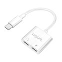 Adapter USB-C do 2x USB -C, PD 60W / audio Adapter USB-C do 2x USB -C, PD 60W / audio