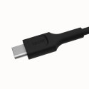 Kabel USB-C-USB-C PowerFlex 100W silikonowy 1.2m czarny Kabel USB-C-USB-C PowerFlex 100W silikonowy 1.2m czarny