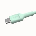 Kabel USB-C-USB-C PowerFlex 100W silikonowy 1.2m zielony Kabel USB-C-USB-C PowerFlex 100W silikonowy 1.2m zielony