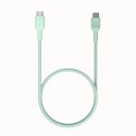 Kabel USB-C-USB-C PowerStream 100W oplot 1,2m zielony Kabel USB-C-USB-C PowerStream 100W oplot 1,2m zielony