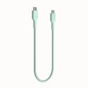 Kabel USB-C-USB-C PowerStream 100W oplot 1,2m zielony Kabel USB-C-USB-C PowerStream 100W oplot 1,2m zielony