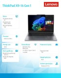 Ultrabook ThinkPad X9-14 G1 21QA0025PB W11Pro Ultra 7 258V/32GB/1TB/INT/14.0 2.8K OLED/Grey/3YRS Premier Support Plus + CO2 Offs Ultrabook ThinkPad X9-14 G1 21QA0025PB W11Pro Ultra 7 258V/32GB/1TB/INT/14.0 2.8K OLED/Grey/3YRS Premier Support Plus + CO2 Offs
