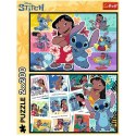 Puzzle 2x200 elementów Wesołe życie Stitcha Puzzle 2x200 elementów Wesołe życie Stitcha