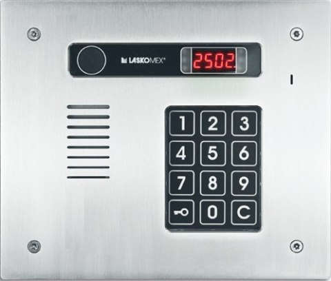 Laskomex CP-2513R INOX Panel audio POZIOMA RFID Laskomex CP-2513R INOX Panel audio POZIOMA RFID