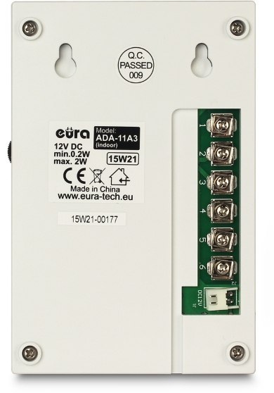 Zestaw domofonowy EURA ADP-11A3 / DIN15W12 + elektrozaczep Zestaw domofonowy EURA ADP-11A3 / DIN15W12 + elektrozaczep