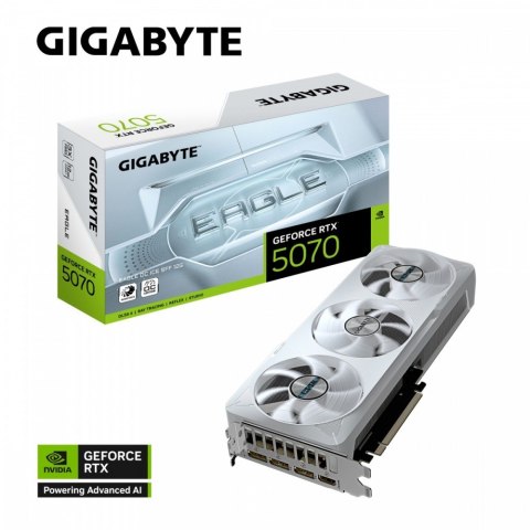 Karta graficzna GeForce RTX 5070 EAGLE OC ICE SFF 12G 192BIT GDDR7 3DP/HDMI Karta graficzna GeForce RTX 5070 EAGLE OC ICE SFF 12G 192BIT GDDR7 3DP/HDMI