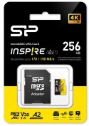 Karta pamięci microSDXC Inspire 256GB UHS-I U3 A2 V30 4K TLC Karta pamięci microSDXC Inspire 256GB UHS-I U3 A2 V30 4K TLC