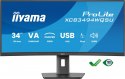 Monitor 34 cali XCB3494WQSU-B1 VA,UWQHD,1500R,2xHDMI,DP,2xUSB,2xUSB-C Monitor 34 cali XCB3494WQSU-B1 VA,UWQHD,1500R,2xHDMI,DP,2xUSB,2xUSB-C