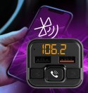 Transmter FM z bluetooth z ładowarką 18W Transmter FM z bluetooth z ładowarką 18W