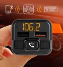Transmter FM z bluetooth z ładowarką 18W Transmter FM z bluetooth z ładowarką 18W