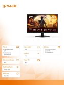 Monitor Q27G42XE 27 cali Fast IPS 180Hz HDMIx2 DP Monitor Q27G42XE 27 cali Fast IPS 180Hz HDMIx2 DP