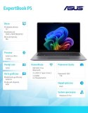 Notebook P5405CSA-NZ0408X ultra 7 258V/14 cali WQXGA/32GB/1TB/ Win 11 PRO/3YRS Notebook P5405CSA-NZ0408X ultra 7 258V/14 cali WQXGA/32GB/1TB/ Win 11 PRO/3YRS