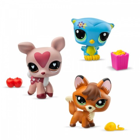 Zestaw figurek Littlest Pet Shop G7 S3 Pet Trios Tuba 3-pak Zestaw figurek Littlest Pet Shop G7 S3 Pet Trios Tuba 3-pak