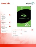 Dysk twardy BarraCuda 20TB 3.5 cala ST20000DM001 Dysk twardy BarraCuda 20TB 3.5 cala ST20000DM001