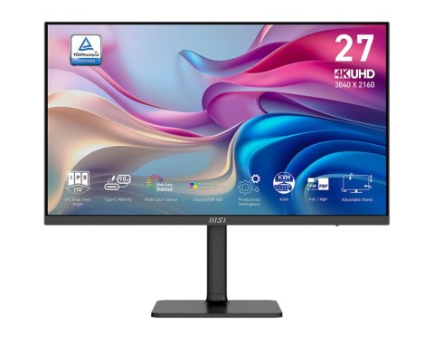 Monitor Modern MD272UPHG 27 cali/LED/UHD/Flat/60Hz/Czarny Monitor Modern MD272UPHG 27 cali/LED/UHD/Flat/60Hz/Czarny