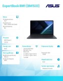 Notebook ExpertBook BM1 1503CDA-S70416W- R5 7535U/16GB/512GB/15.6 FHD/Win 11 HOME/3YRS Notebook ExpertBook BM1 1503CDA-S70416W- R5 7535U/16GB/512GB/15.6 FHD/Win 11 HOME/3YRS