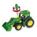 Traktor John Deere do skręcania z 2 przyczepami Traktor John Deere do skręcania z 2 przyczepami