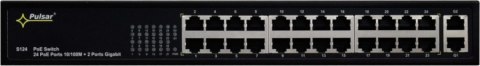 SWITCH POE PULSAR S124 24+2 UPLINK POE+ GIGABIT SWITCH POE PULSAR S124 24+2 UPLINK POE+ GIGABIT