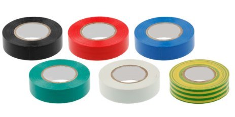 TAŚMA IZOLACYJNA PVC CZARNA 19MMX20M TAŚMA IZOLACYJNA PVC CZARNA 19MMX20M