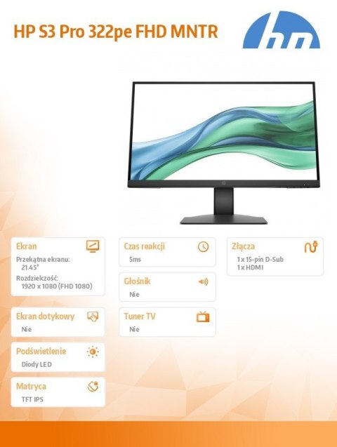 Monitor S3 Pro 322pe FHD MNTR AK2F1UT#ABB Monitor S3 Pro 322pe FHD MNTR AK2F1UT#ABB