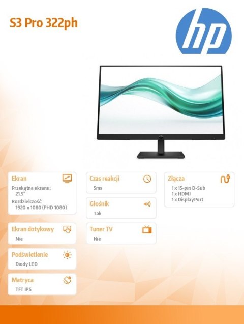 Monitor S3 Pro 322ph FHD MNTR B0BN7UT#ABB Monitor S3 Pro 322ph FHD MNTR B0BN7UT#ABB