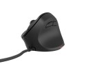 Mysz wertykalna CRAKE 2 PRO 128000DPI optyczna czarna Mysz wertykalna CRAKE 2 PRO 128000DPI optyczna czarna
