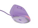 Mysz wertykalna CRAKE 2 PRO 128000DPI optyczna lawendowa Mysz wertykalna CRAKE 2 PRO 128000DPI optyczna lawendowa