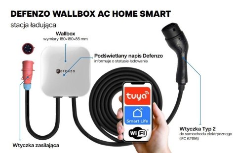 Stacja ładowania Wallbox Home AC11 SMART Stacja ładowania Wallbox Home AC11 SMART