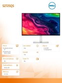 Monitor S2725QS 27 cali LED 4K IPS/3840x2160/HDMI/DP/3Y Monitor S2725QS 27 cali LED 4K IPS/3840x2160/HDMI/DP/3Y