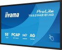 Monitor 55 cali T5529AS-B1AG VA,4K,HDMIx2,USB-C,RJ45,2x10W,WiFi, Android 14, Signal FailOver, Whiteboard, iiSignage2 (CMS), 
