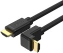 Kabel HDMI Unitek Y-C1001 kątowy HDMI 2.0 90 stopni 4K 2m Kabel HDMI Unitek Y-C1001 kątowy HDMI 2.0 90 stopni 4K 2m
