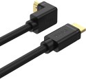 Kabel HDMI Unitek Y-C1001 kątowy HDMI 2.0 90 stopni 4K 2m Kabel HDMI Unitek Y-C1001 kątowy HDMI 2.0 90 stopni 4K 2m