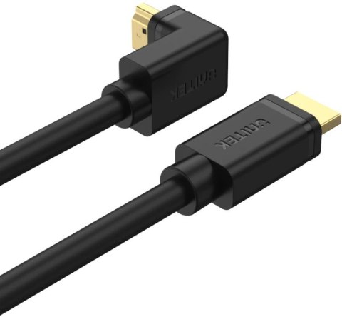 Kabel HDMI Unitek Y-C1001 kątowy HDMI 2.0 90 stopni 4K 2m Kabel HDMI Unitek Y-C1001 kątowy HDMI 2.0 90 stopni 4K 2m