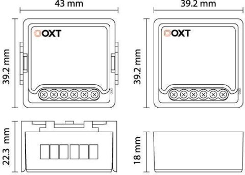Moduł OXT mini ściemniacz 1 obwód ZigBee TUYA Moduł OXT mini ściemniacz 1 obwód ZigBee TUYA