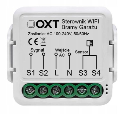 Moduł OXT z sensorem do bramy garażu WiFi TUYA