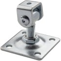 Zawias PSG 61.018.01 z szyldem 80x80x3mm - gwint M16 (regulowany, ucho ocynkowane) Zawias PSG 61.018.01 z szyldem 80x80x3mm - gwint M16 (regulowany, ucho ocynkowane)