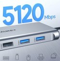 CB-C89 aluminiowy Hub USB-C | 10w1 | RJ45 Ethernet 10/100/1000Mbps | 4xUSB | HDMI 4k@30Hz | SD i microSD | USB-C Power Delivery CB-C89 aluminiowy Hub USB-C | 10w1 | RJ45 Ethernet 10/100/1000Mbps | 4xUSB | HDMI 4k@30Hz | SD i microSD | USB-C Power Delivery