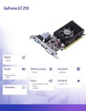 Karta graficzna GeForce GT 210 512MB DDR3 DVI HDMI VGA LP V2 Karta graficzna GeForce GT 210 512MB DDR3 DVI HDMI VGA LP V2