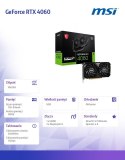 Karta graficzna GeForce RTX 4060 Ventus 2X Black OC 8GB GDDR6 128bit Karta graficzna GeForce RTX 4060 Ventus 2X Black OC 8GB GDDR6 128bit