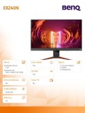 Monitor 23,8 cali EX240N LED 1ms/12mln:1/HDMI/165Hz Monitor 23,8 cali EX240N LED 1ms/12mln:1/HDMI/165Hz