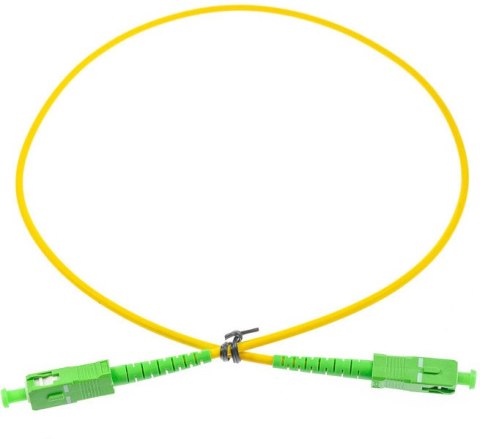 PATCHCORD ŚWIATŁOWODOWY SM 0,5M SIMPLEX 9/125, SC/APC-SC/APC G.657A1 PATCHCORD ŚWIATŁOWODOWY SM 0,5M SIMPLEX 9/125, SC/APC-SC/APC G.657A1