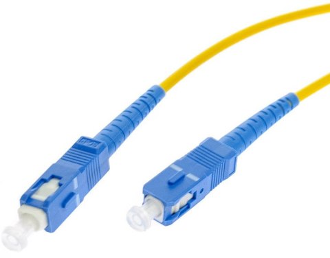 PATCHCORD ŚWIATŁOWODOWY SM 0,5M SIMPLEX 9/125, SC/UPC-SC/UPC PATCHCORD ŚWIATŁOWODOWY SM 0,5M SIMPLEX 9/125, SC/UPC-SC/UPC
