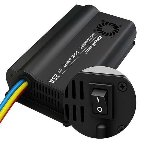 Automatyczna Ładowarka DC-DC 12V z regulatorem MPPT | 25A | LiFePO4 AGM GEL STD Automatyczna Ładowarka DC-DC 12V z regulatorem MPPT | 25A | LiFePO4 AGM GEL STD